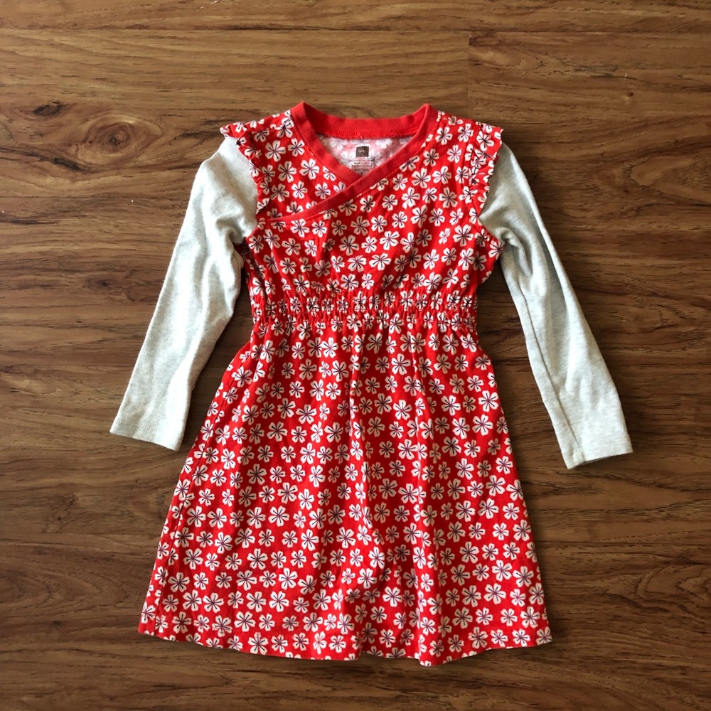 Tea Collection floral long sleeve dress